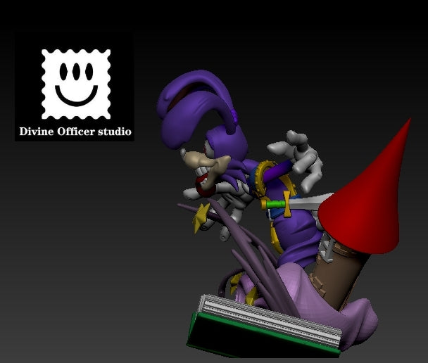 YuGiOh Divine Officer Studio Dark Rabbit Resin Statue