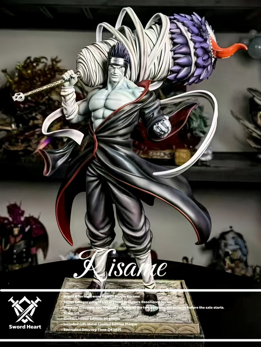 Naruto Sword Heart Studio Kisame Hoshigaki Resin Statue