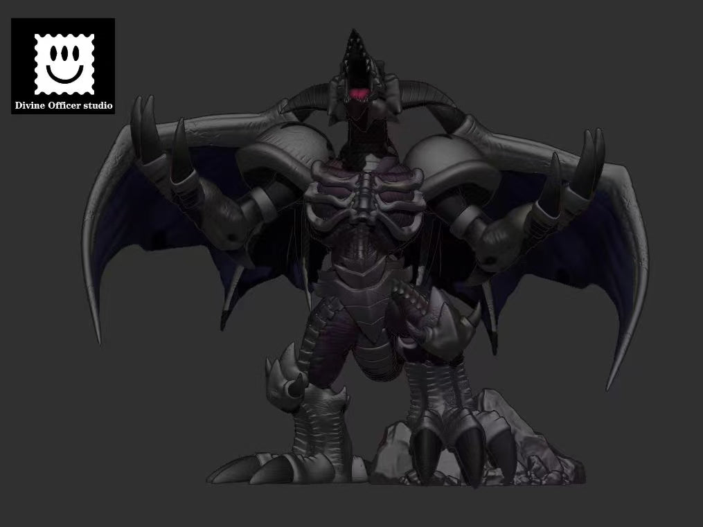 Yu-Gi-Oh! Divine Officer Studio Black Skull Dragon Resin Statue