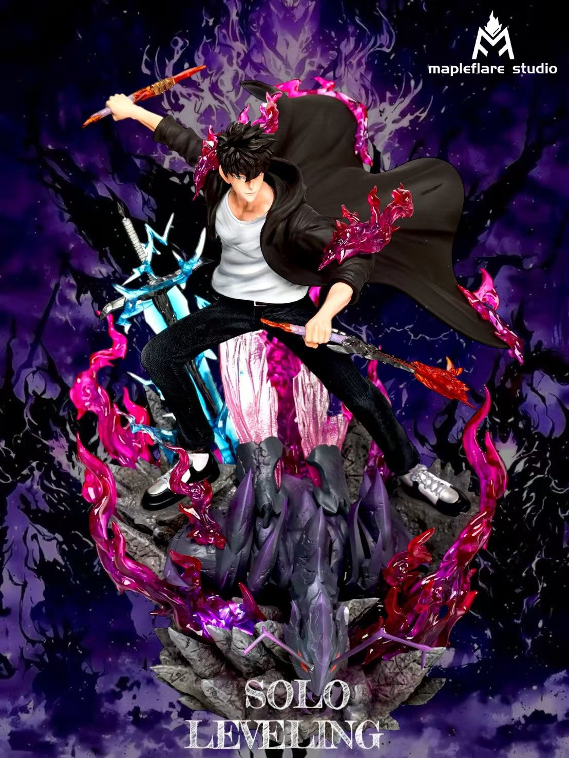 Solo Leveling Mapleflare Studio Sung Jin Woo x Cha Hae In Resin