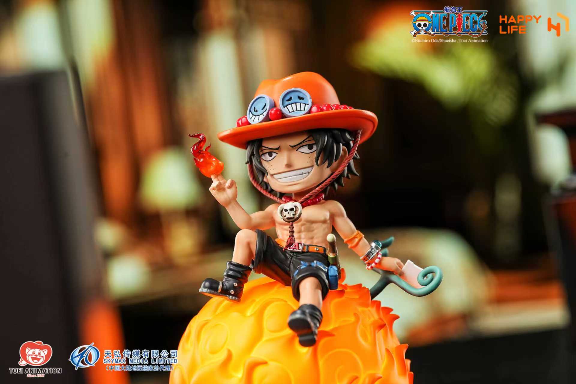 One Piece HAPPY LIFE Studio Ace Night Lamp Licensed PVC Figure