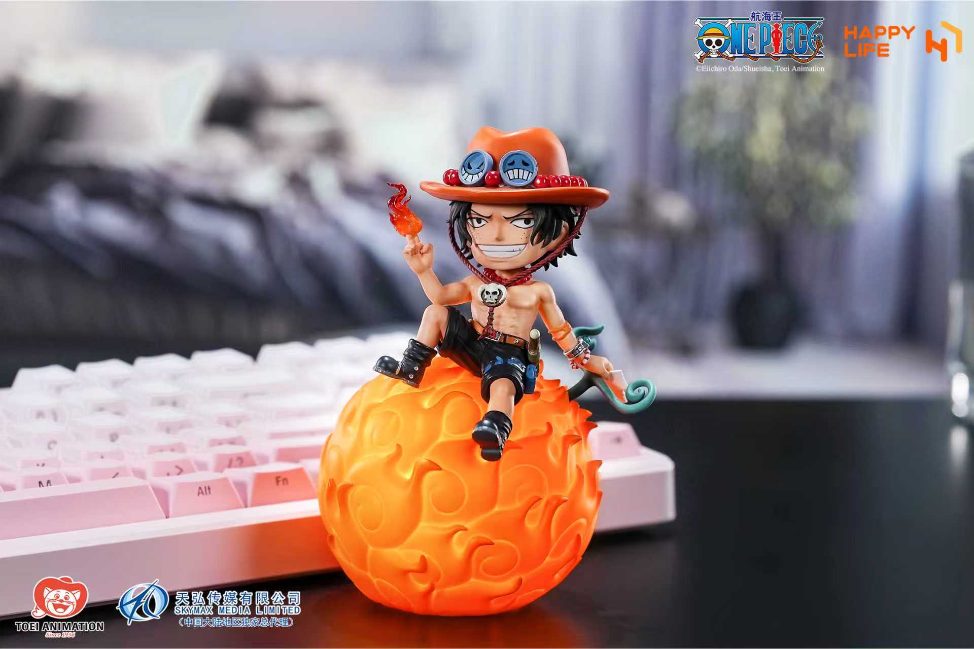 One Piece HAPPY LIFE Studio Ace Night Lamp Licensed PVC Figure
