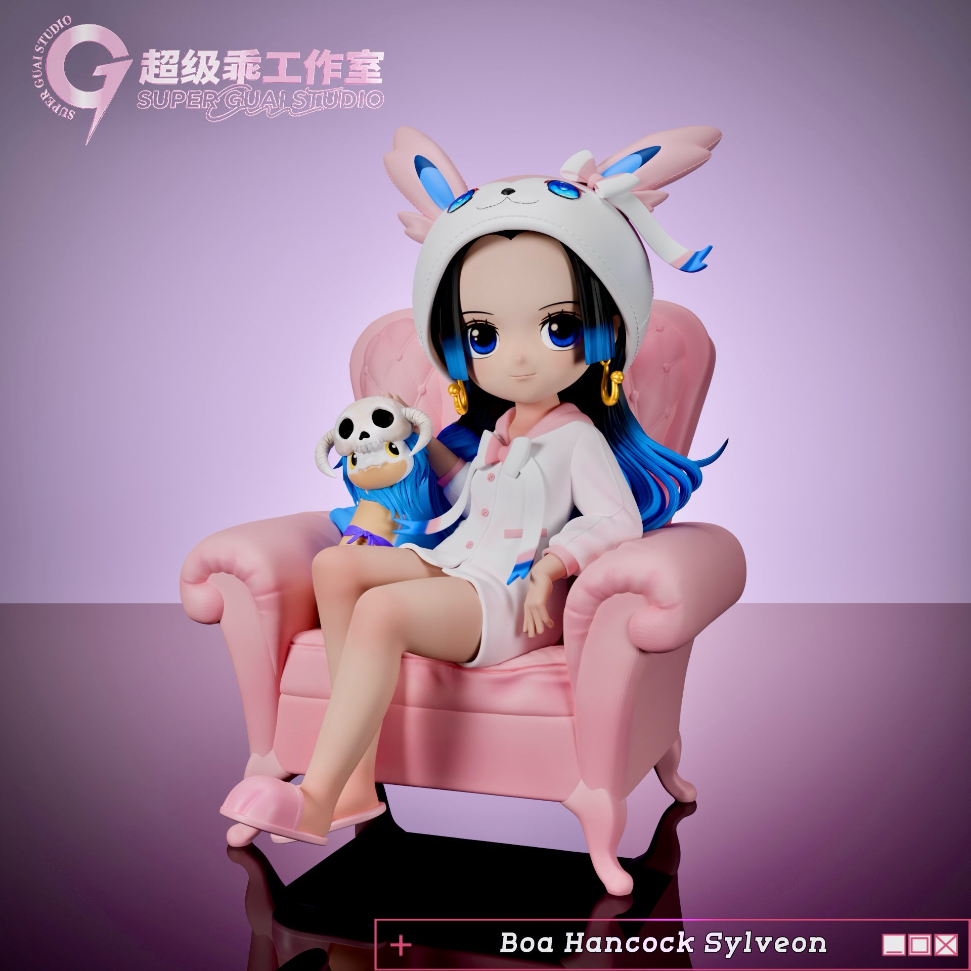 ワンピース ボア ハンコック フィギュア Super Guai Studio One Piece Super Guai Studio Childhood Boa Hancock Resin