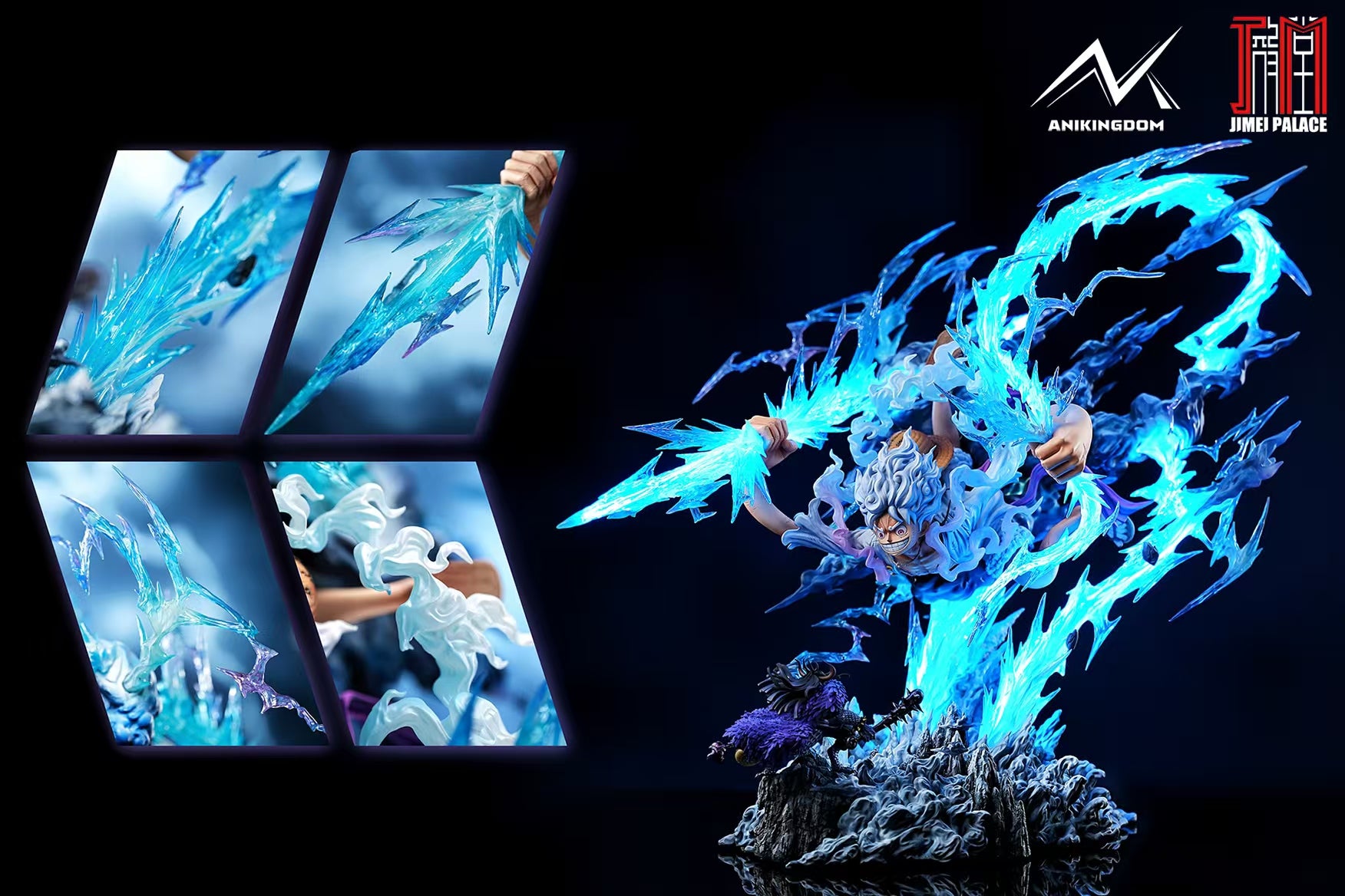 One Piece Jimei Palace x AniKingdom Studio Nika Luffy Licensed