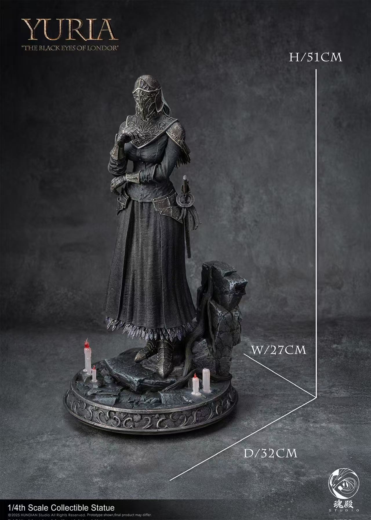 Dark Souls HunDian Studio Yuria of Londor – ClubHouse Statues