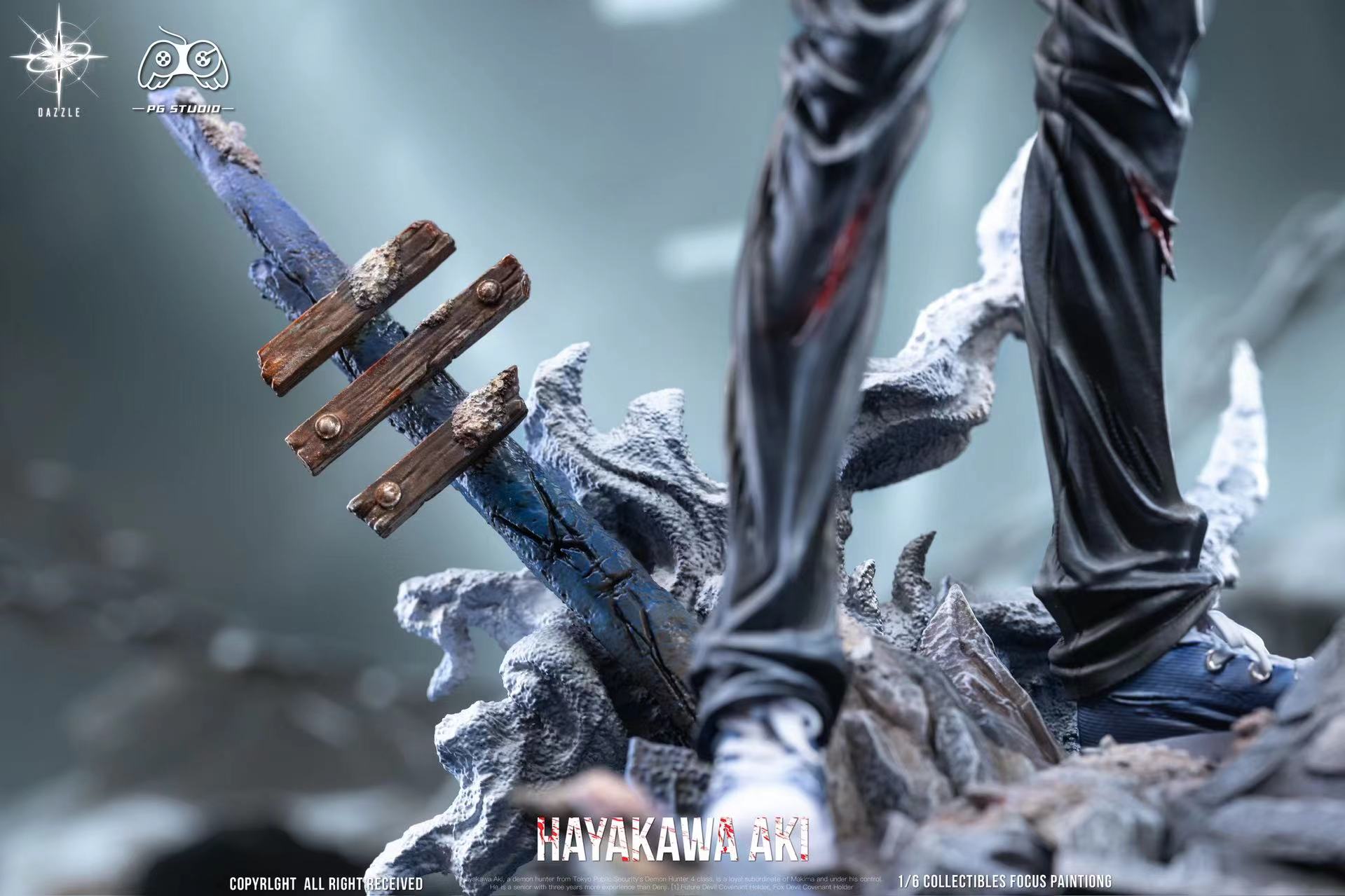 aki Chainsaw Man Dazzle x PG Studio Hayakawa Aki Resin Statue