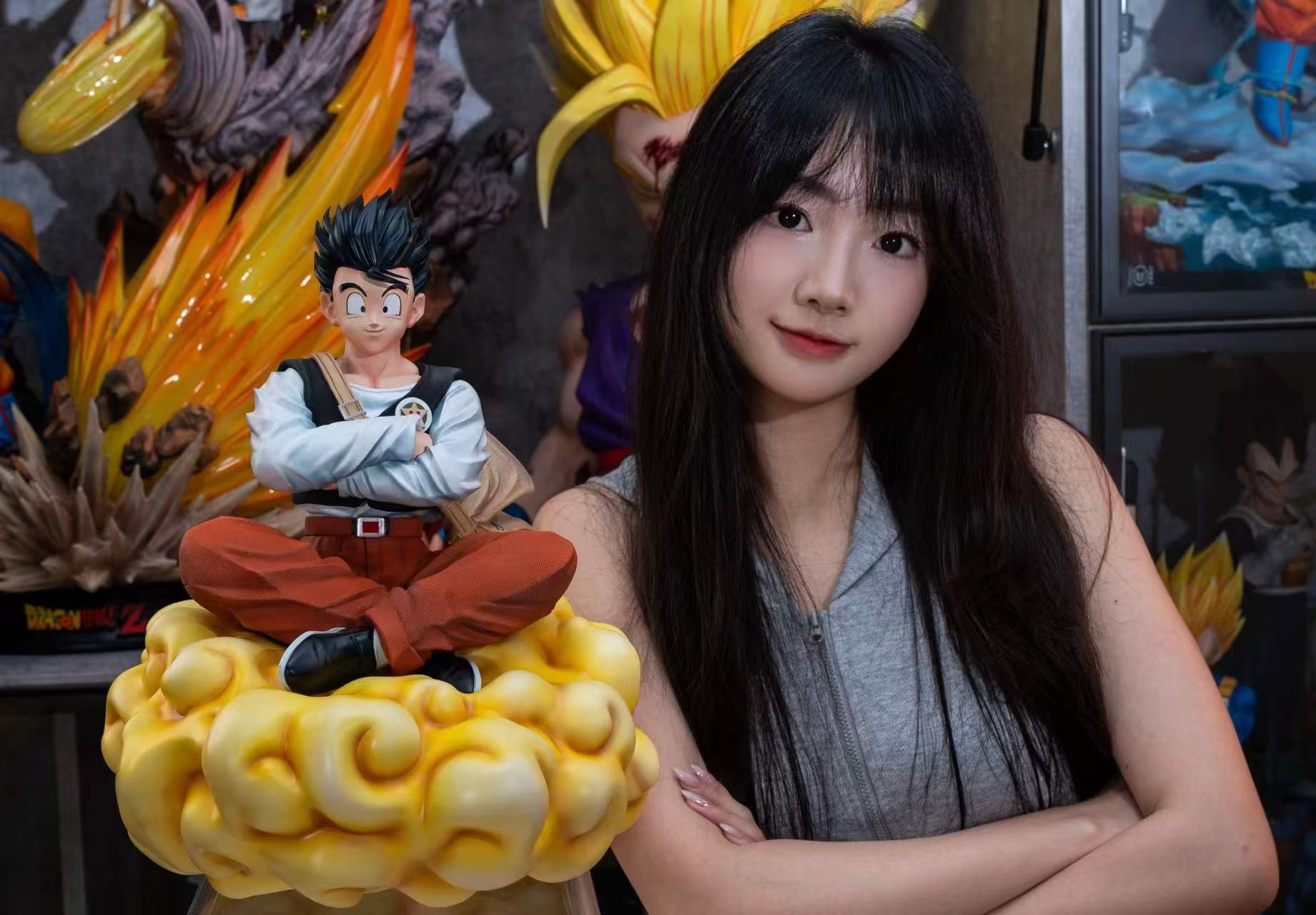 Dragon Ball MJ Studio Gohan High School Kinton Resin Statue