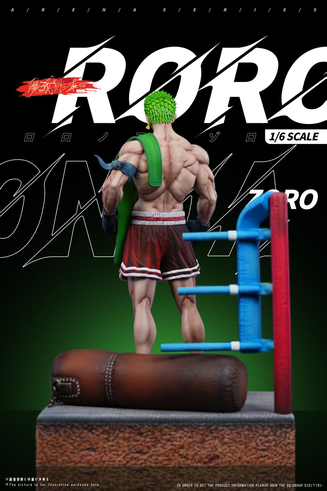 One Piece MWZB Studio Boxer Roronoa Zoro Resin Statue