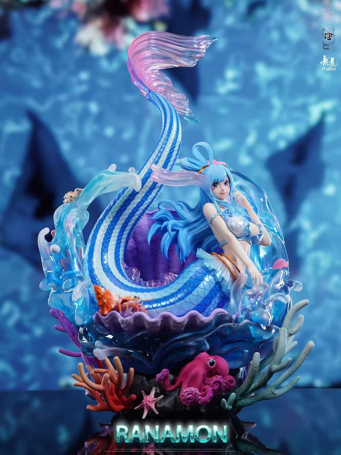 One Piece Spades K Studio X Long Hu Studio Shirahoshi Resin Statue