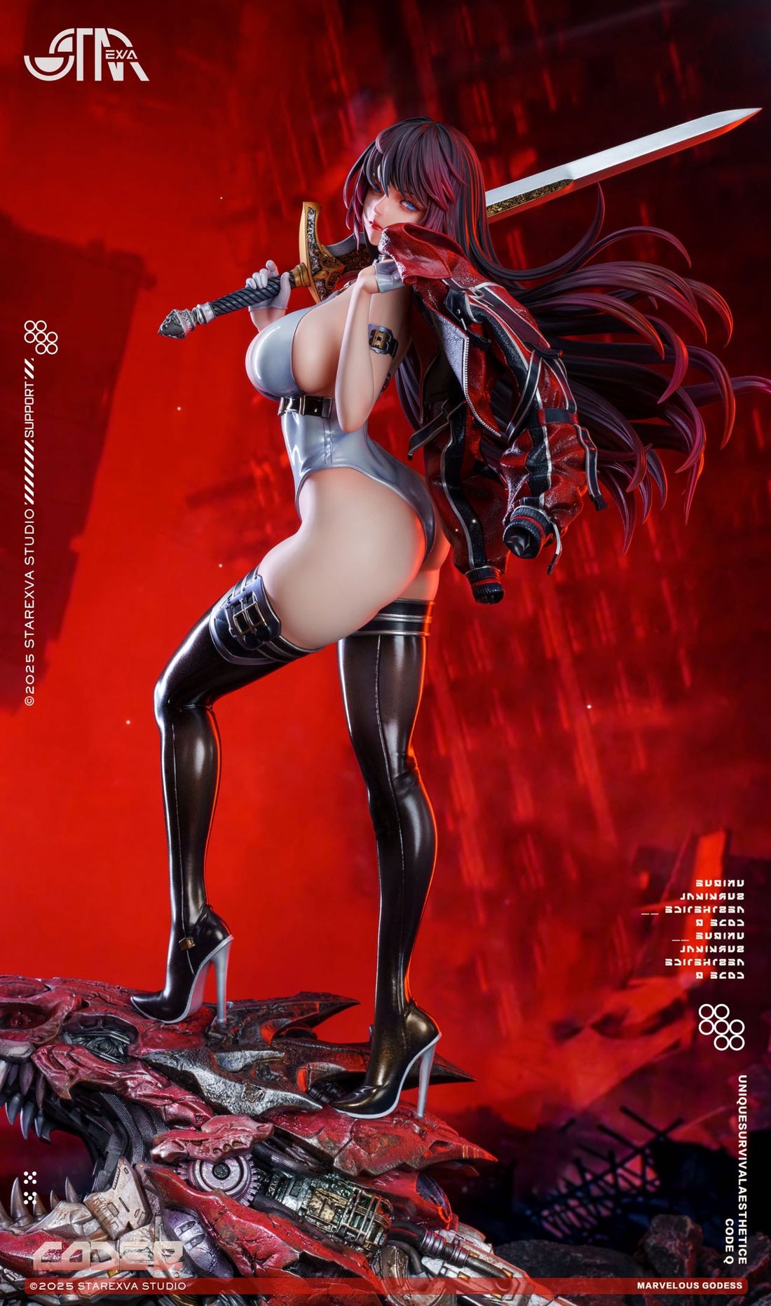 Original Starexva Studio x CWS Code Q Licensed Resin Statue