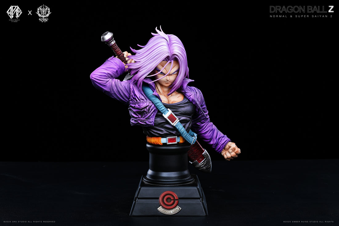 Dragon Ball Ember Ruins x Space Realm Studio Trunks Accessory Bag Resin Statue