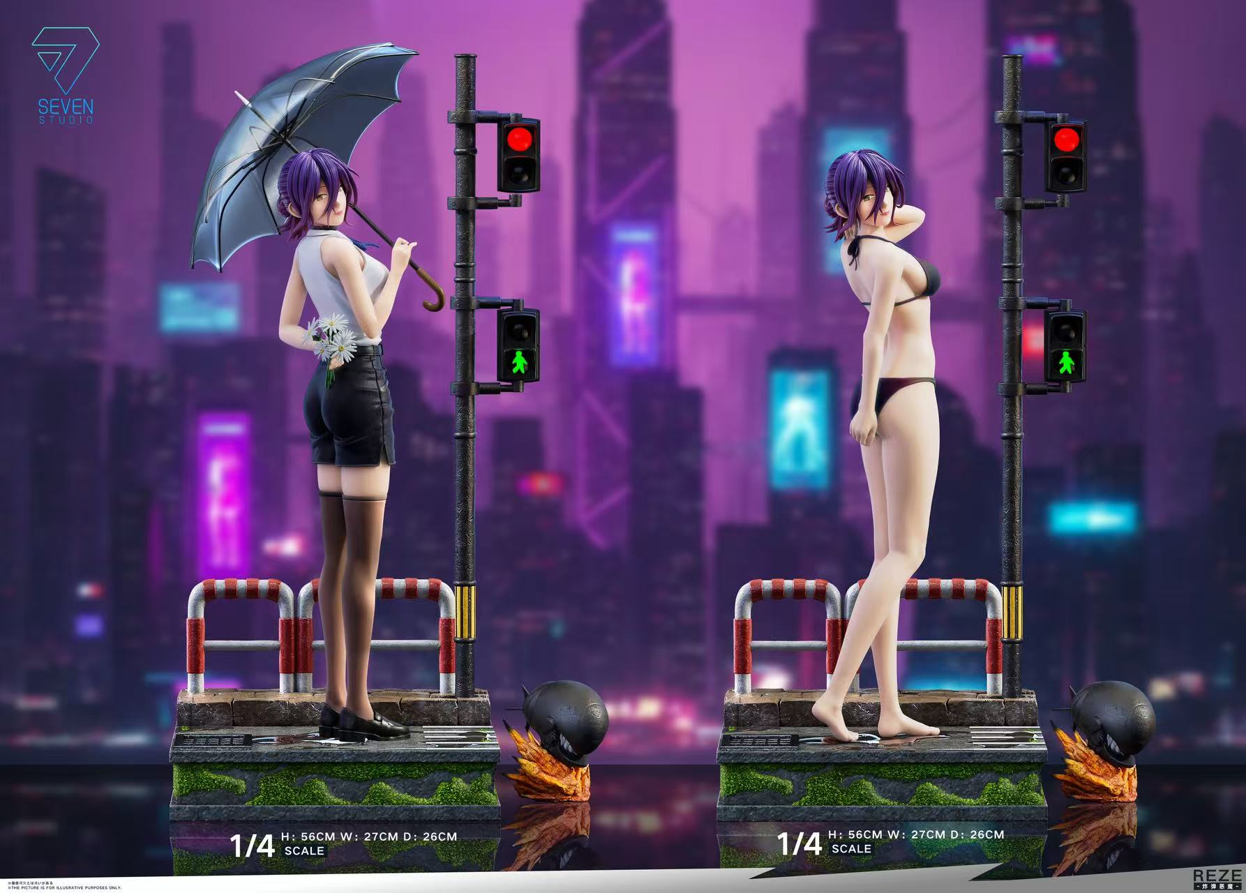 Z*！様 Jesse's Shop&Factory JESSE x JOHANN Chainsaw Man Seven Studio Reze Resin Statue – ClubHouse Statues