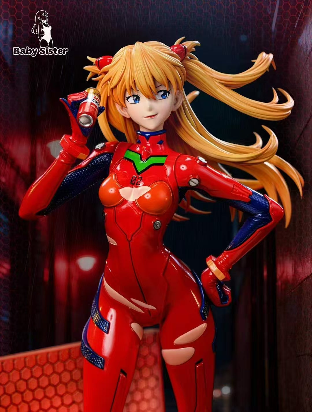 Neon Genesis Evangelion Baby Sister Studio Soda Asuka Resin Statue