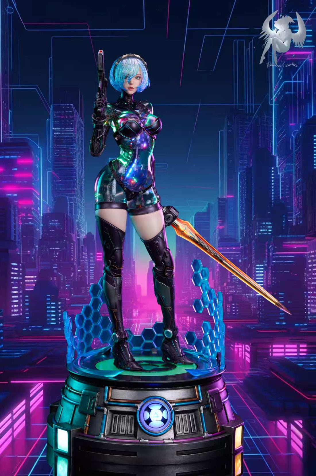 Cyberworld Apocalypse Polaris Studio Machina Ling Licensed Resin Statue
