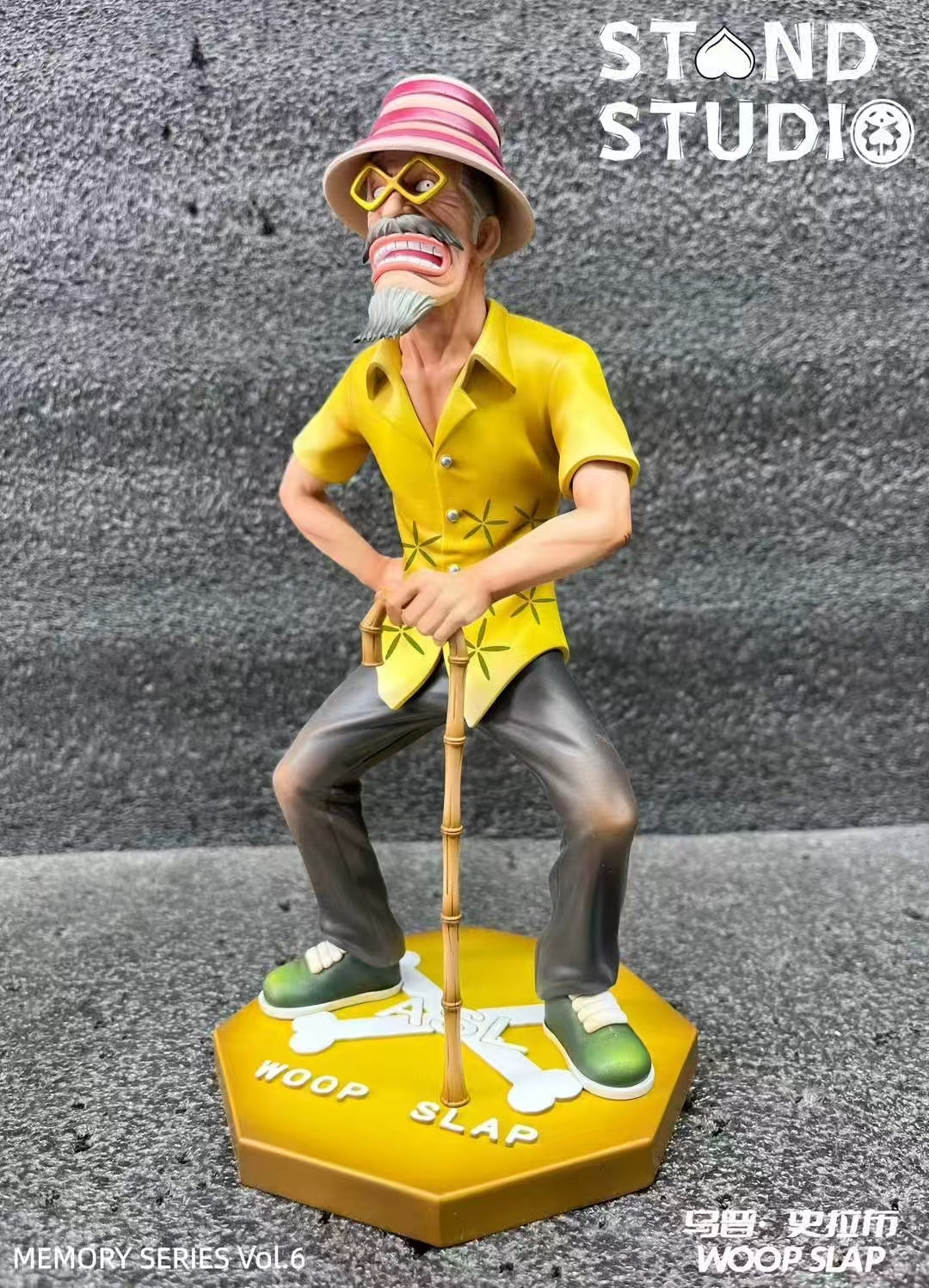 One Piece Stand Studio Woop Slap x Upu Surappu Resin Statue