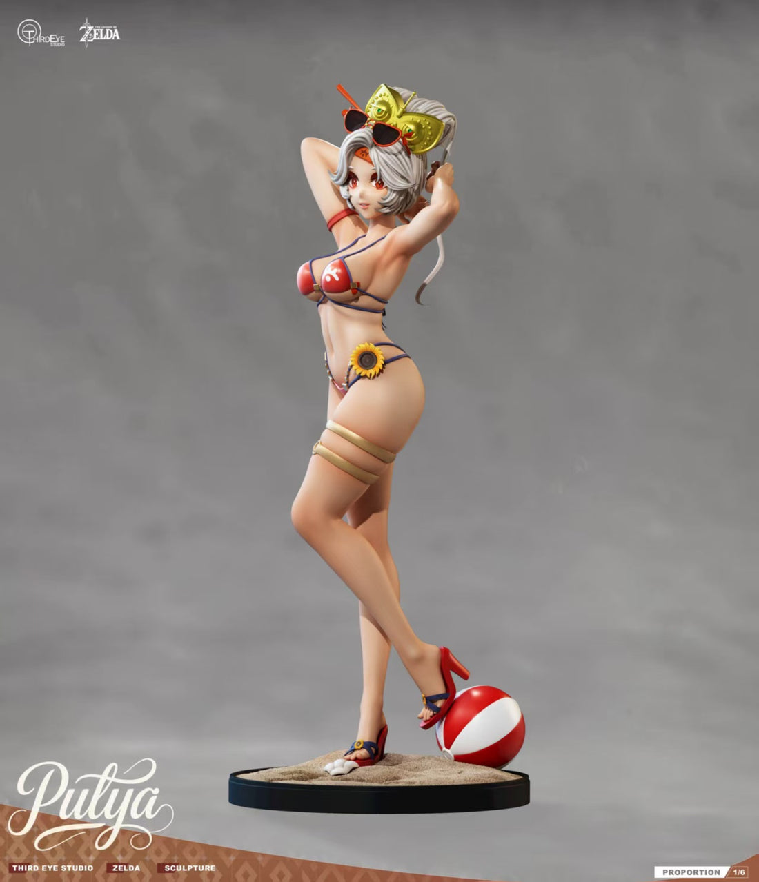 The Legend of Zelda Third Eye Studio Swimsuit Purah Resin Statue
