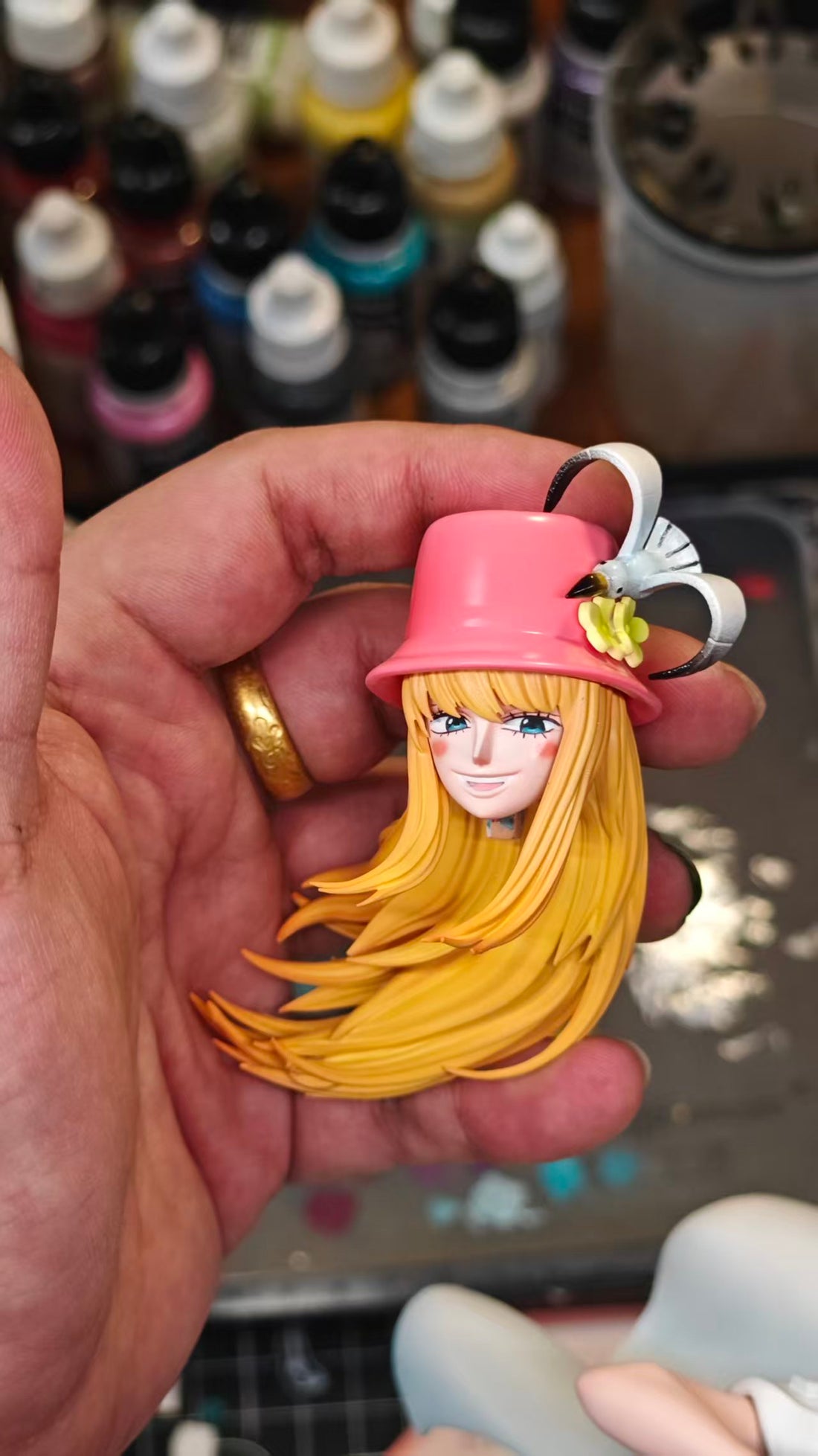 One Piece Long Hu Studio Kujaku Resin Statue