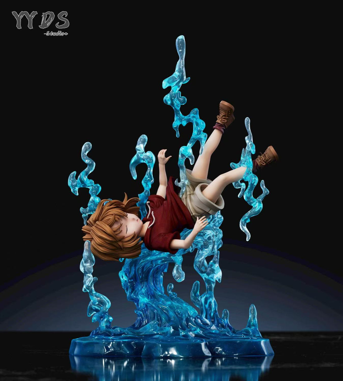 Detective Conan YYDS Studio Haibara Ai Falling Into The Water Resin Statue