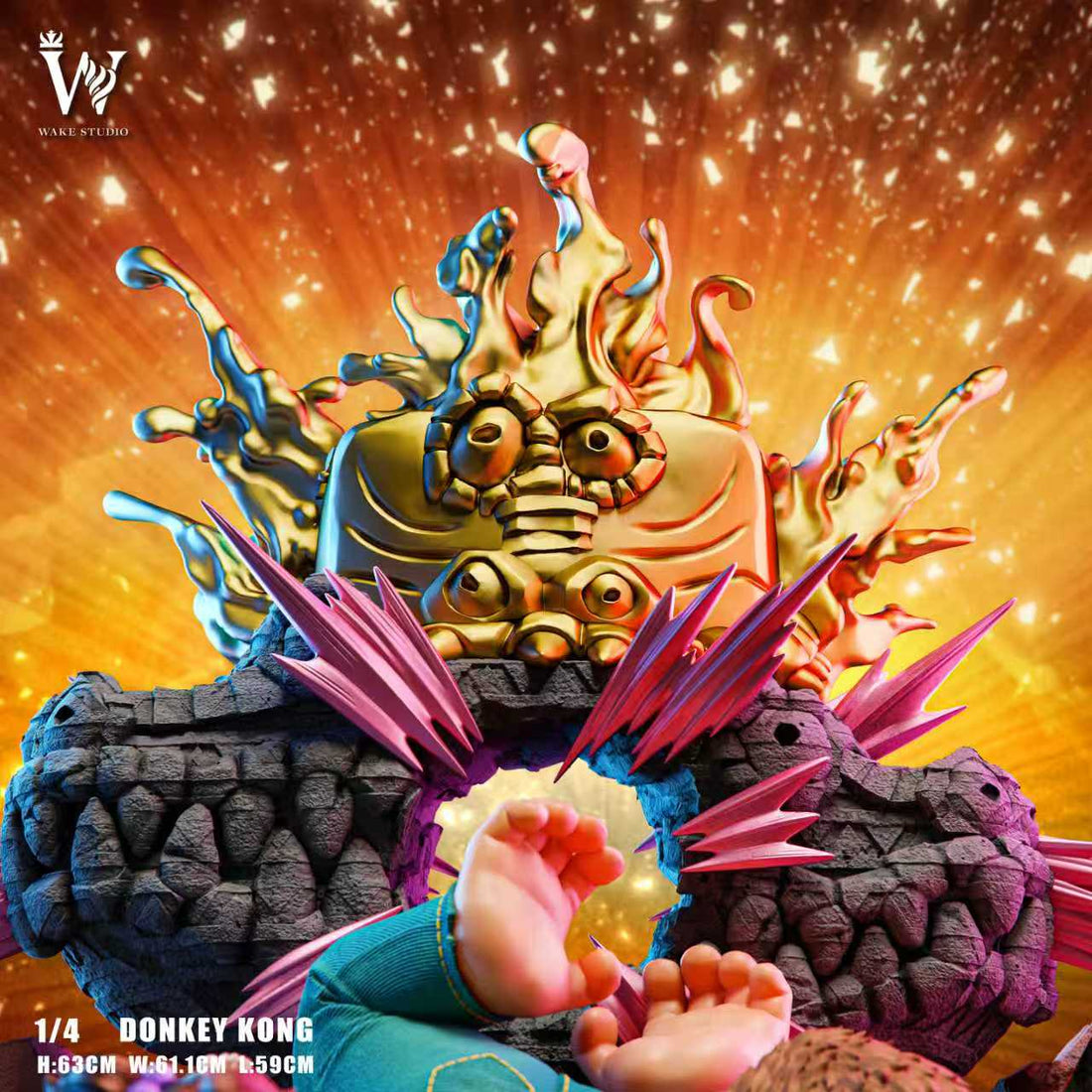 Donkey Kong Wake Studio Donkey Kong Bananza Resin Statue