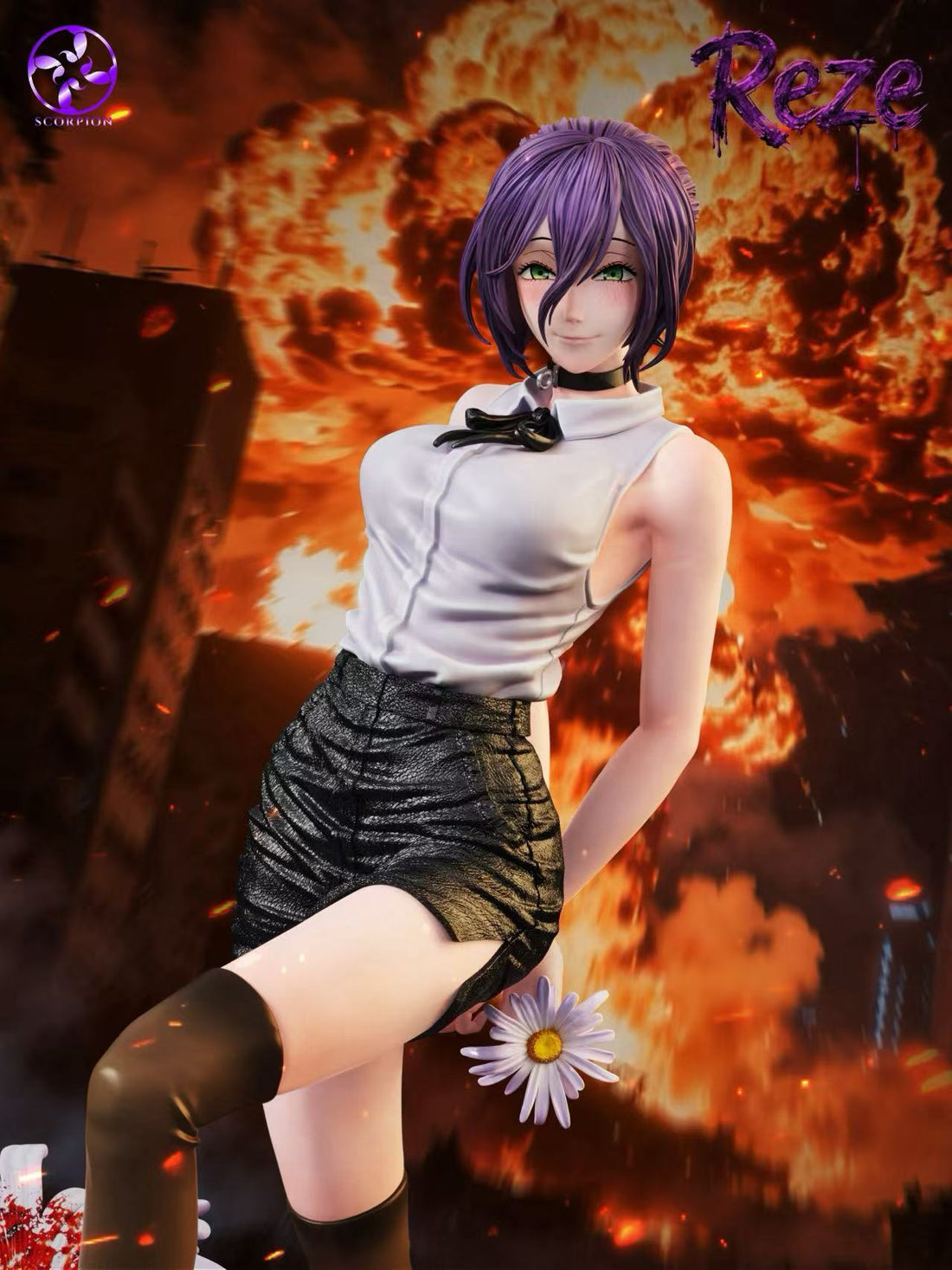 Chainsaw Man Scorpion Studio Reze Resin Statue