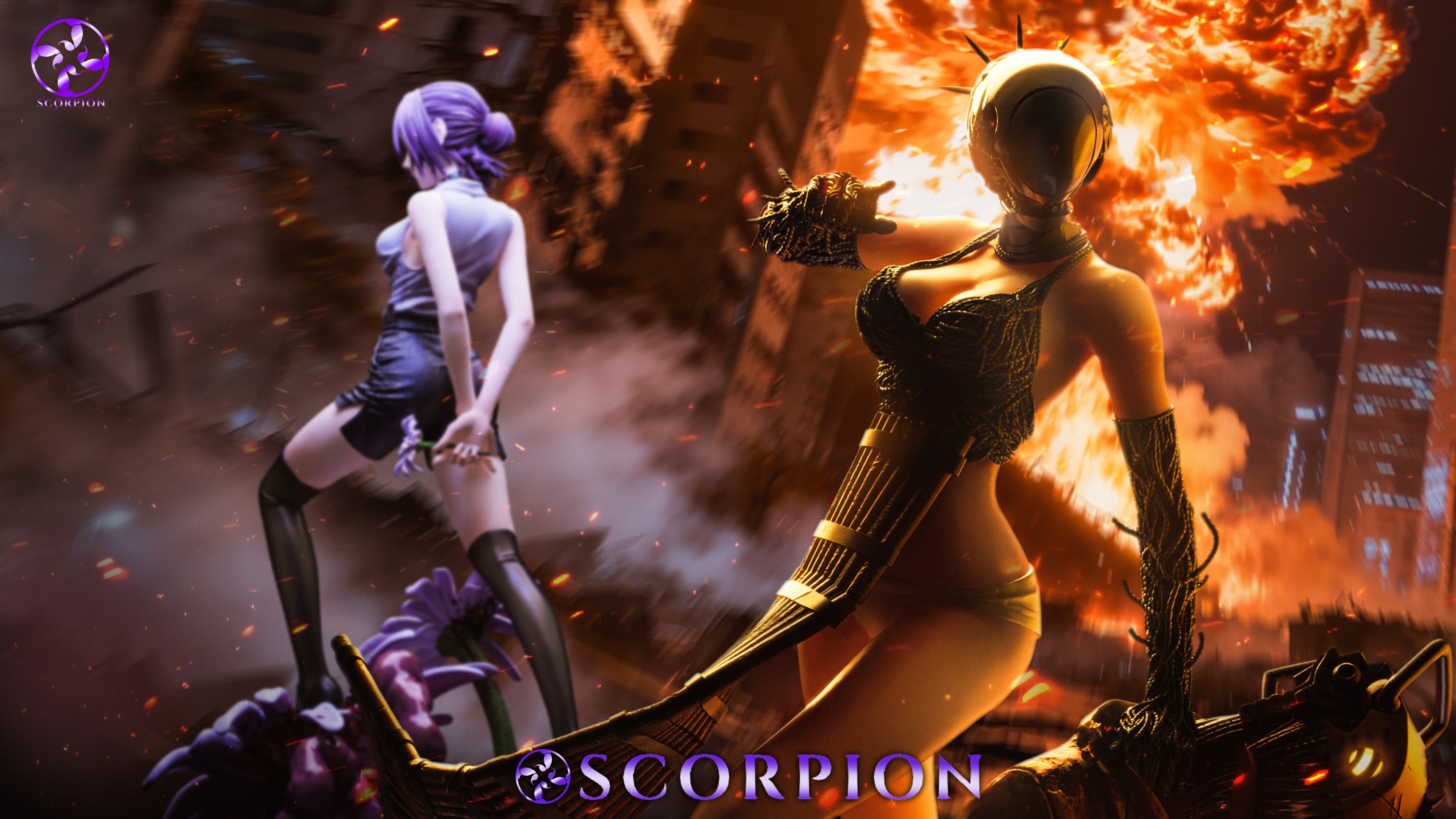 Chainsaw Man Scorpion Studio Reze – ClubHouse Statues