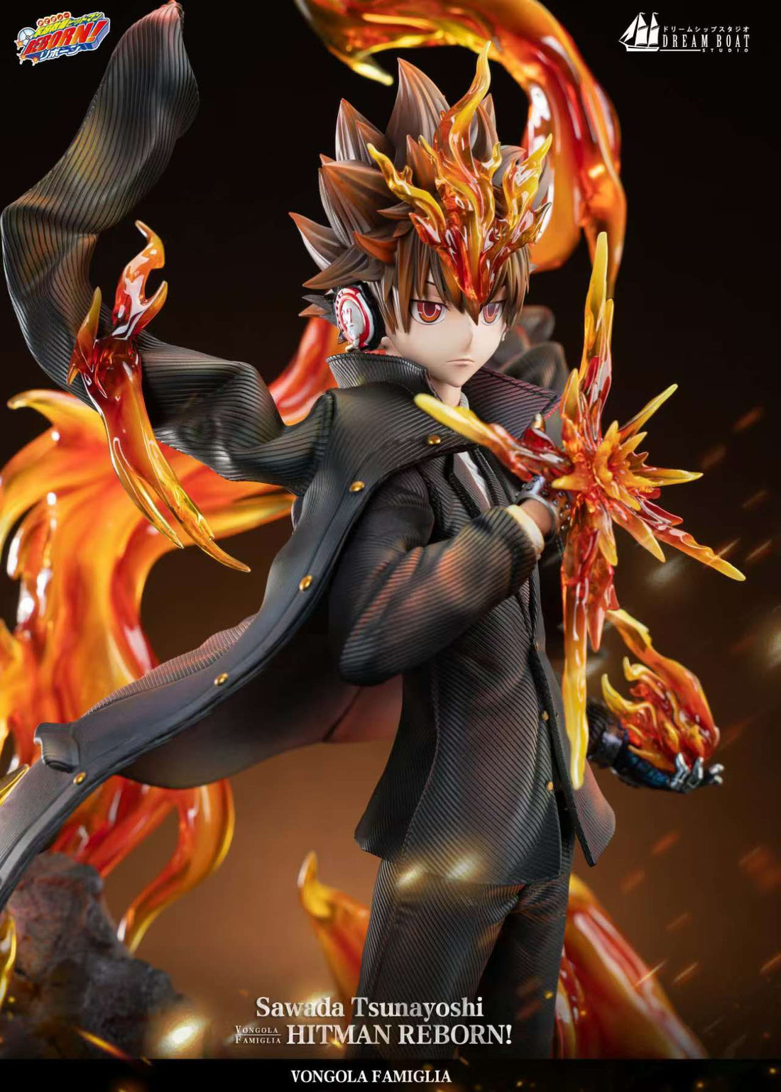 Katekyo Hitman Reborn Dream Boat Studio Sawada Tsunayoshi Resin Statue