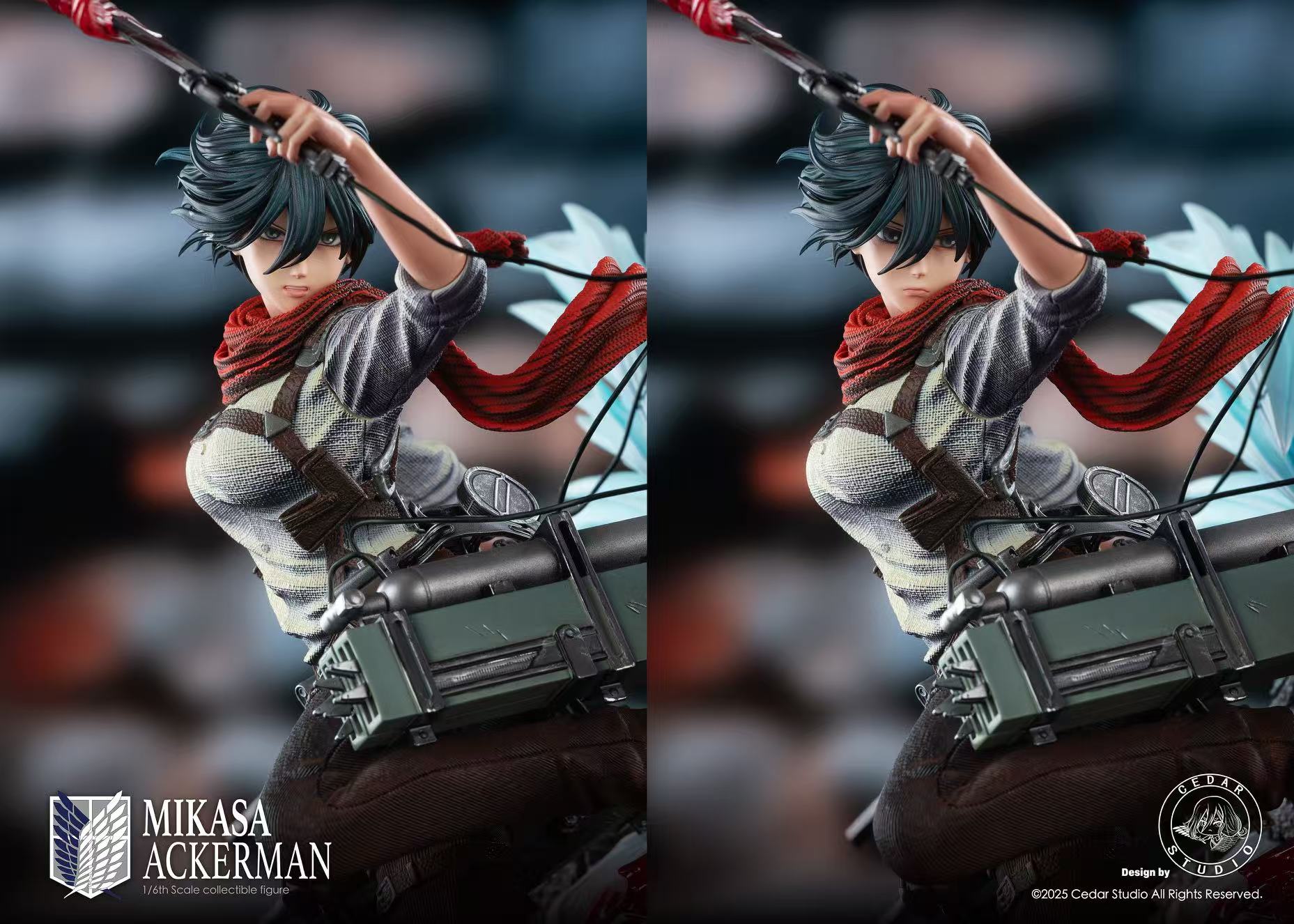 Attack On Titan Cedar Studio Mikasa Ackerman – ClubHouse Statues