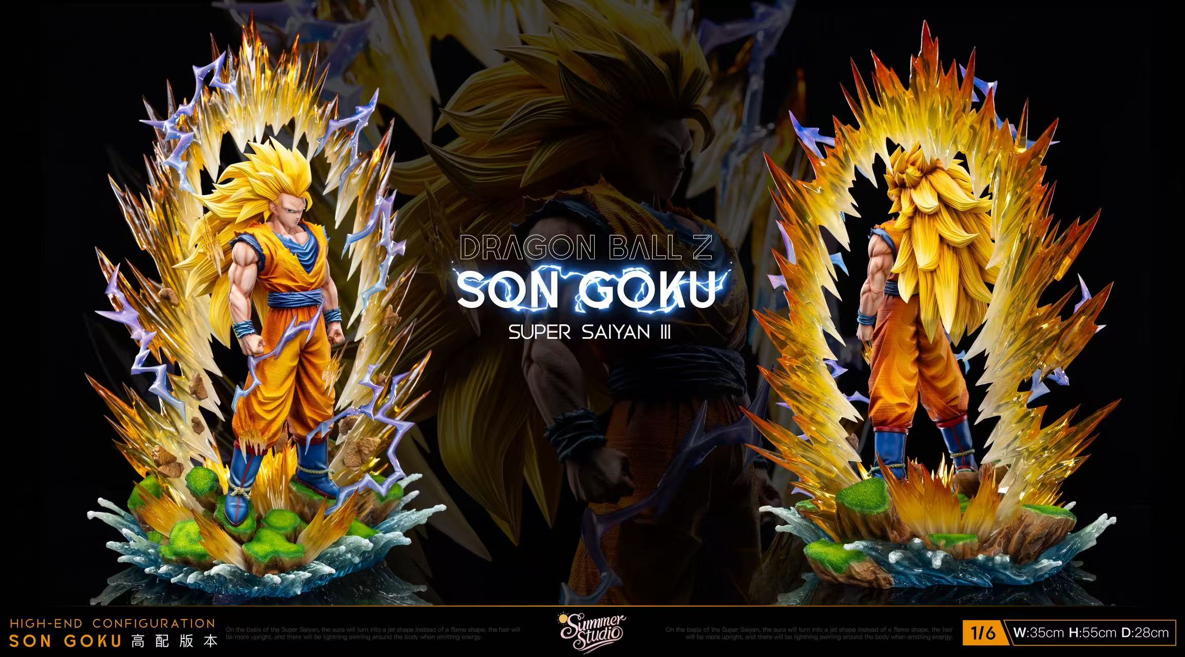 Dragon Ball Summer Studio Super Saiyan 3 Goku – ClubHouse Statues