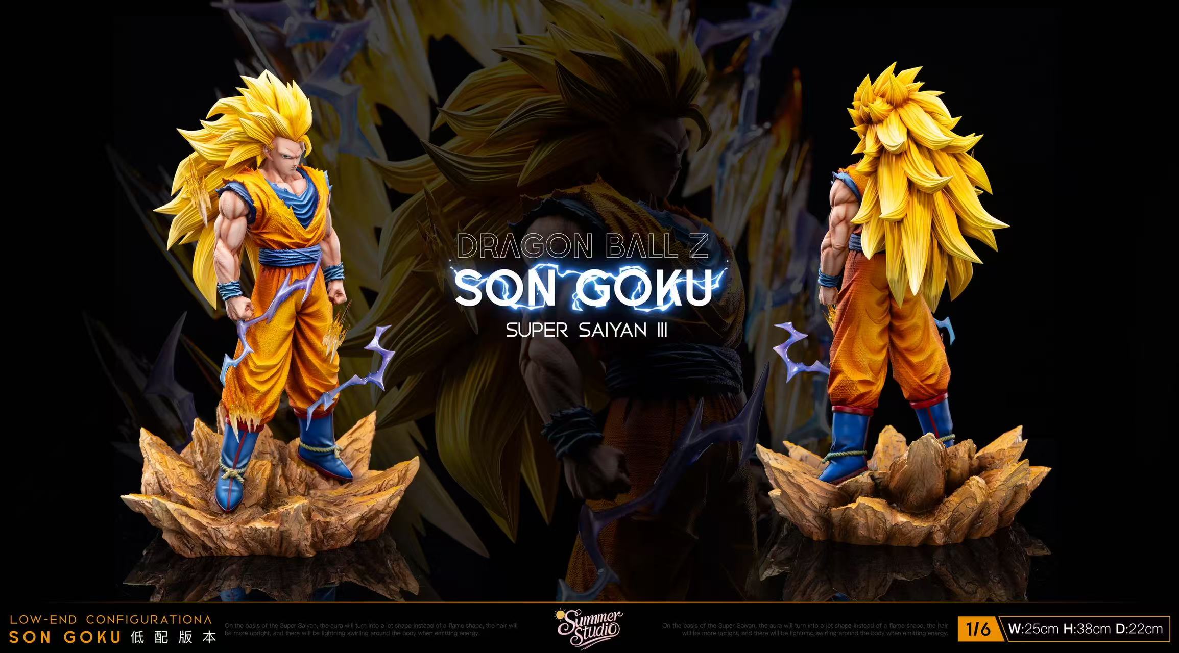 Dragon Ball Summer Studio Super Saiyan 3 Goku – ClubHouse Statues