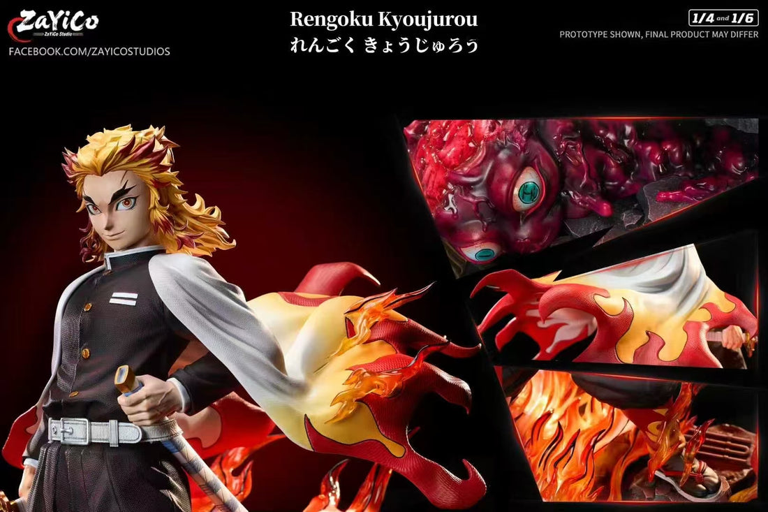 Demon Slayer Zayico Studio Rengoku Kyoujurou Resin Statue