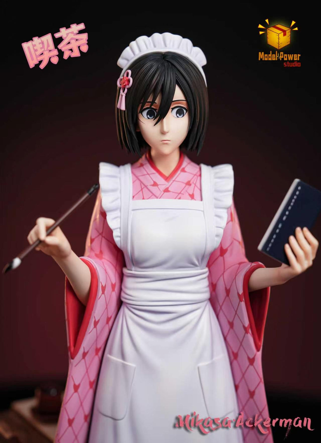Attack on Titan Model Power Studio Maid Mikasa Ackerman