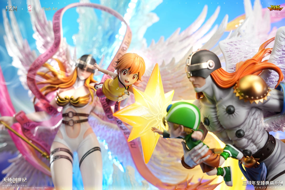 Digimon Super Hero Studio X Flash Art Studio X Fantasy Zone Maker Studio Angemon X Angewomon