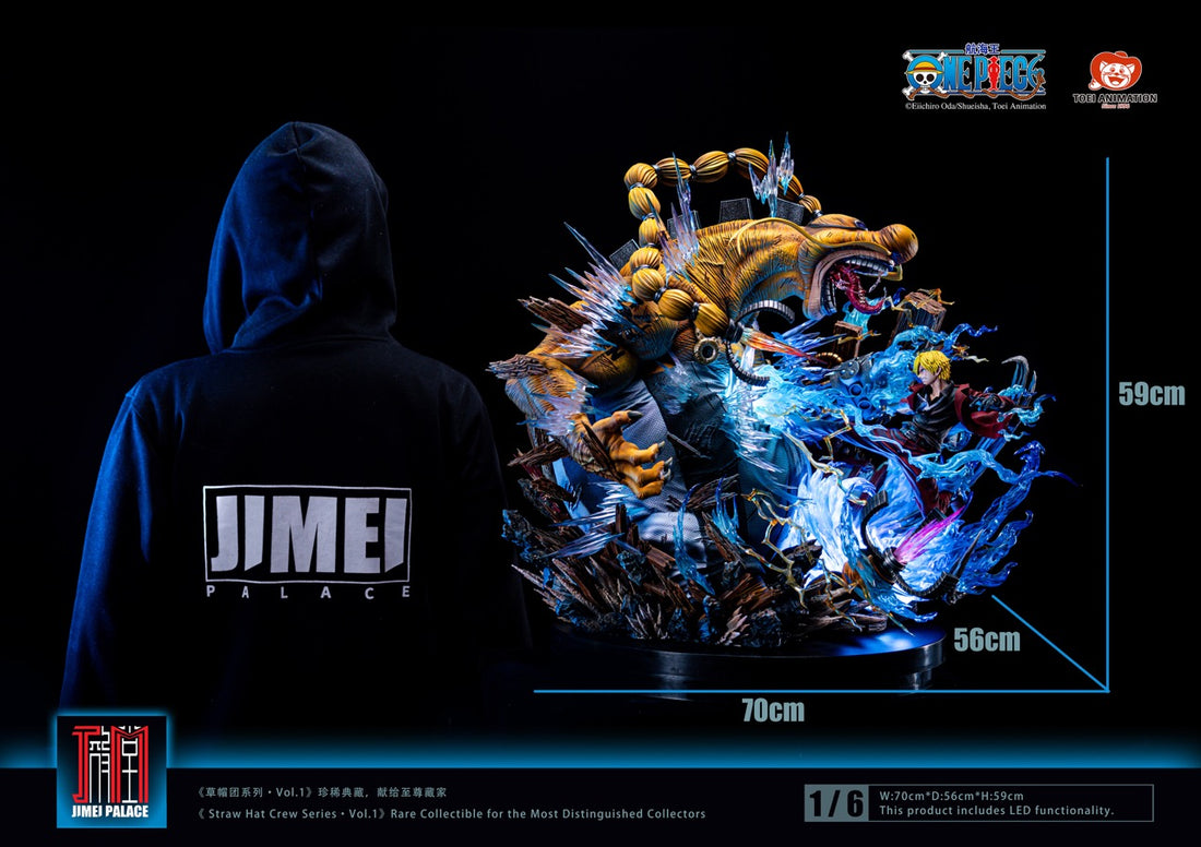 One Piece Jimei Palace Sanji Vs Queen Licensed Resin Statue