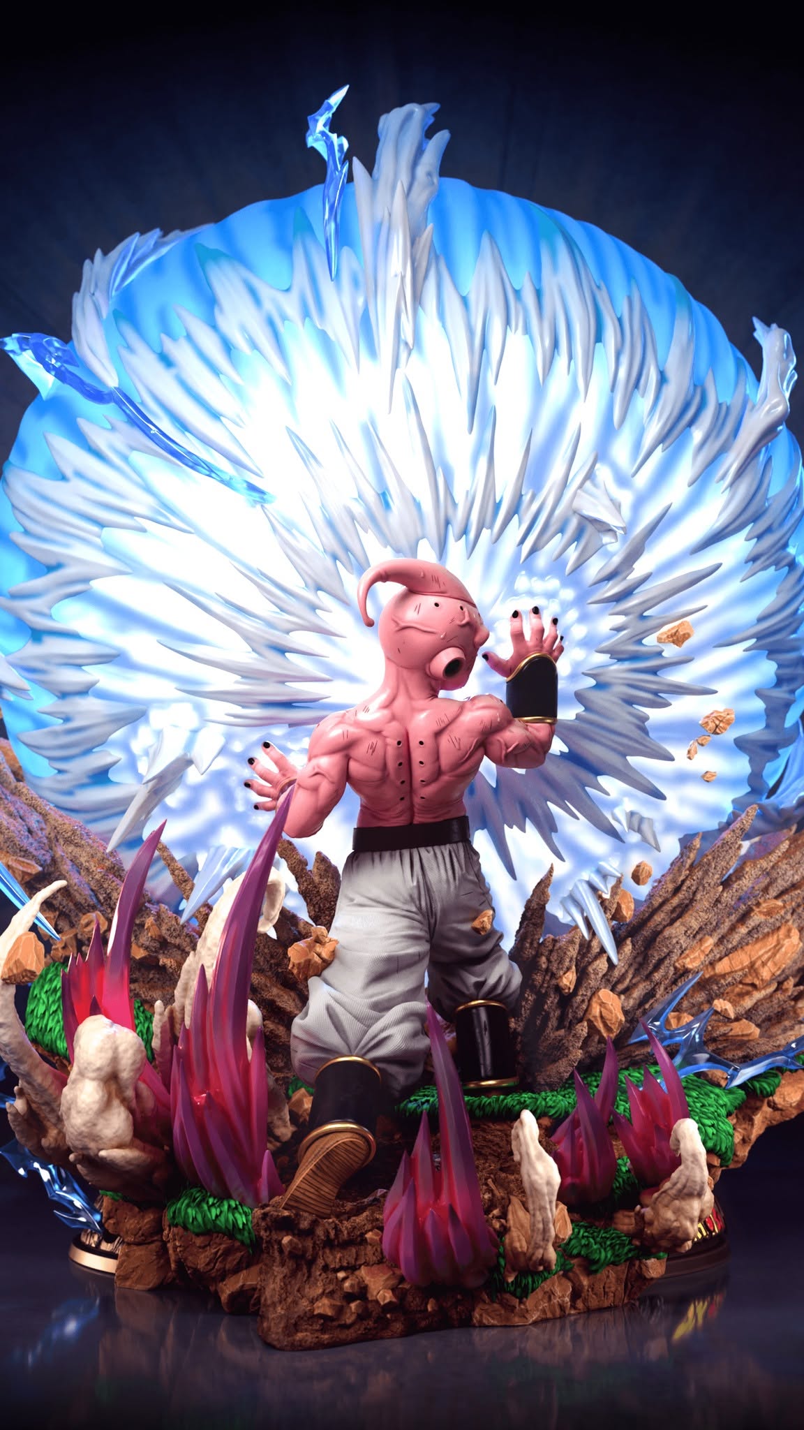 Dragon Ball KD Collectibles Spirit Bomb Triumphant Goku vs Kid Buu
