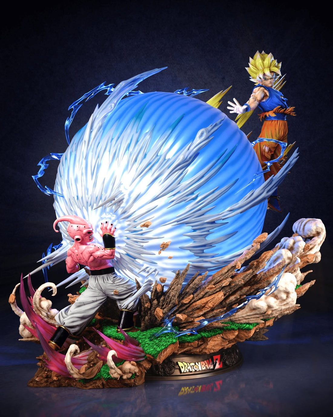 Dragon Ball KD Collectibles Spirit Bomb Triumphant Goku vs Kid Buu