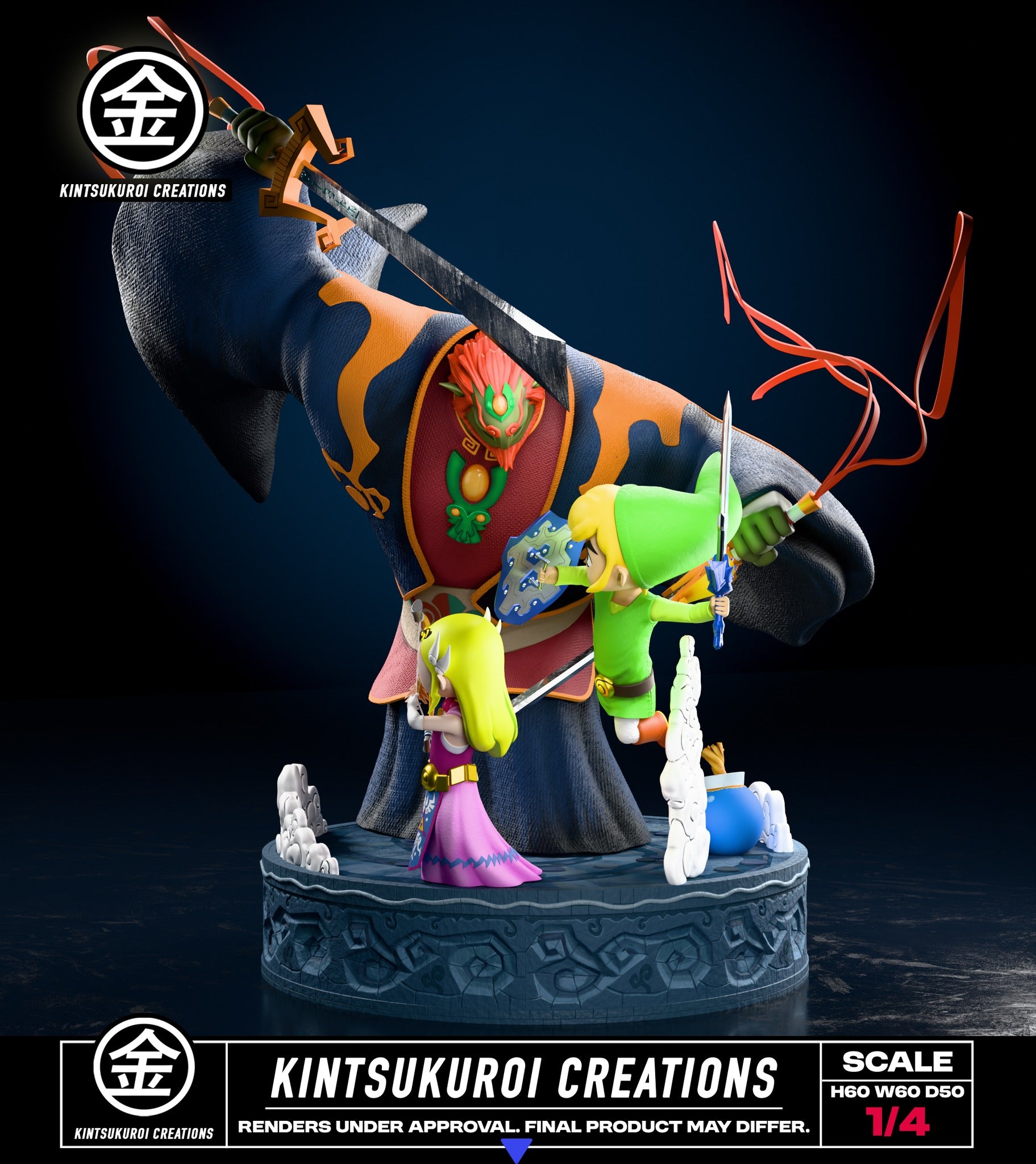 The Legend of Zelda The Wind Waker Kintsukuroi Creations Studio
