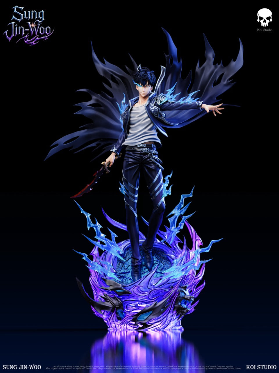 Solo Leveling KOI Studio ung Jin Woo – ClubHouse Statues