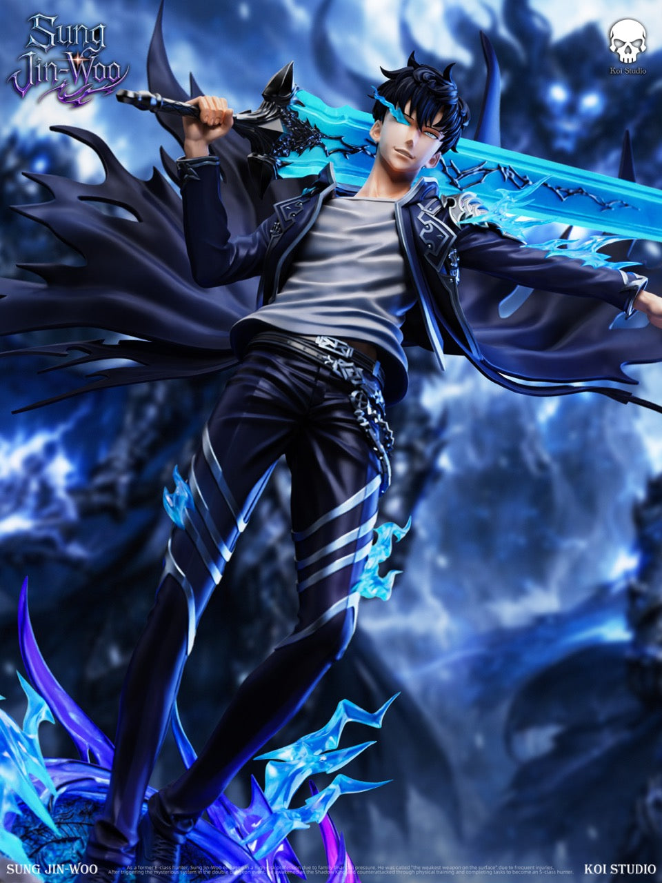Solo Leveling KOI Studio ung Jin Woo – ClubHouse Statues