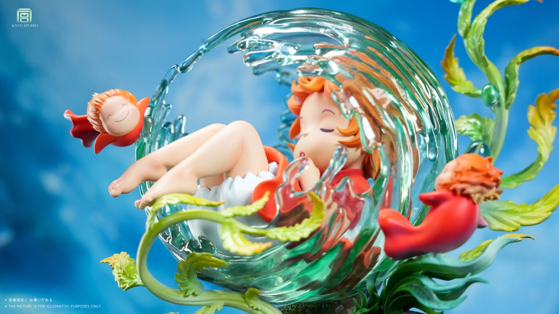 Ponyo KYUU Studio Ponyo In Her Sleep Resin Statue