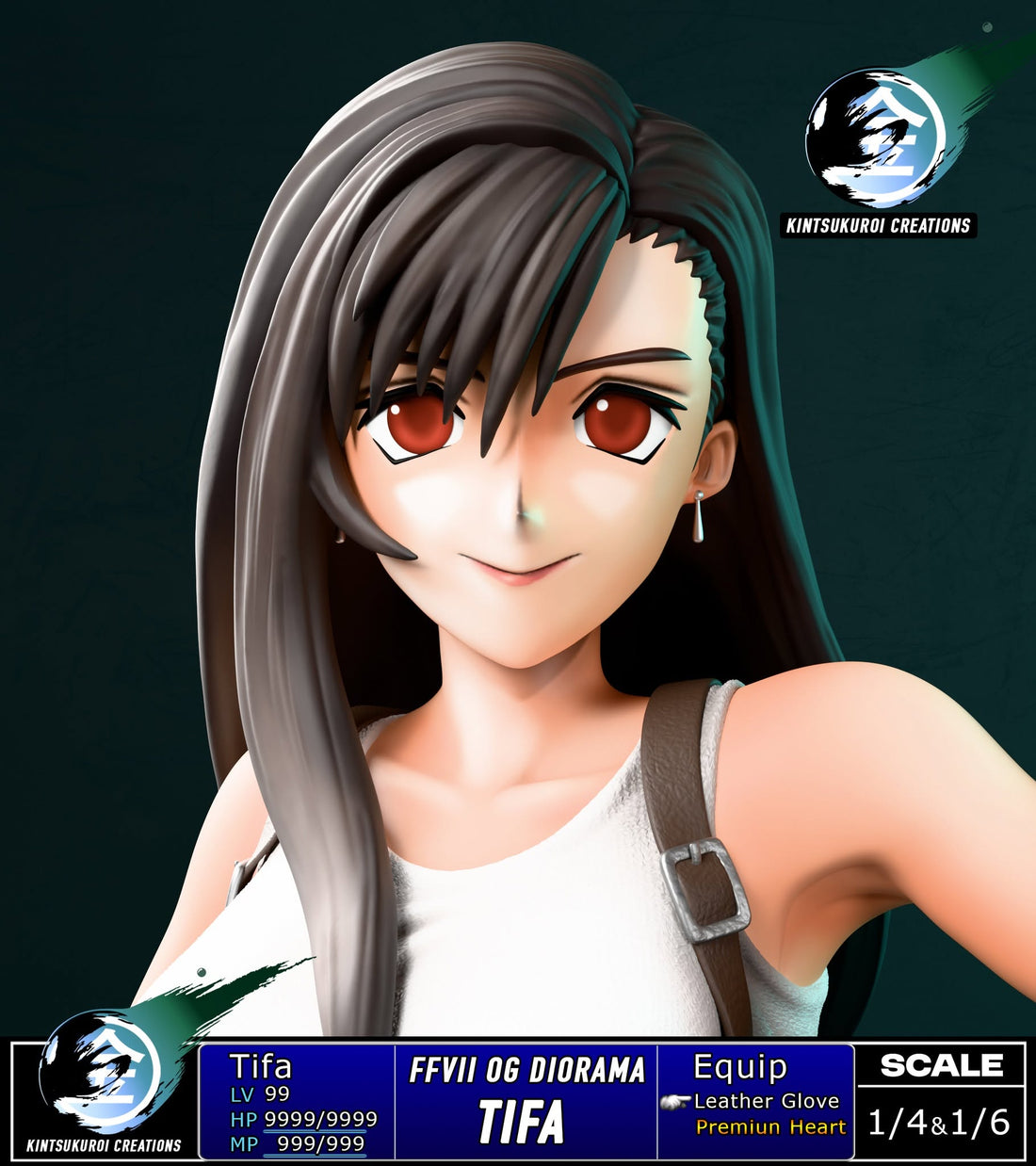 Final Fantasy Kintsukuroi Creations Tifa