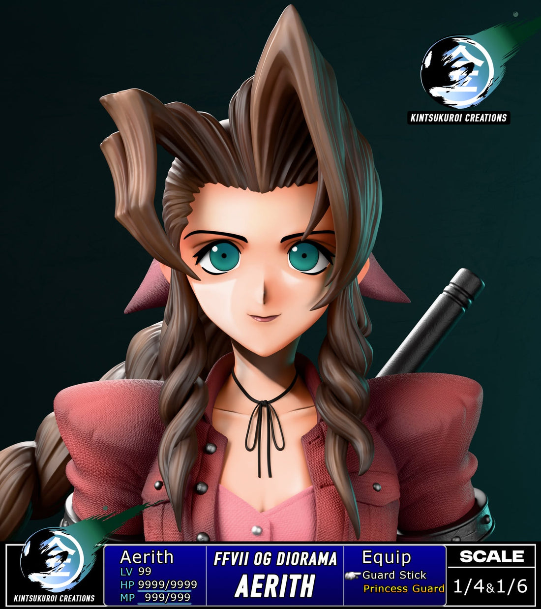 Final Fantasy Kintsukuroi Creations Aerith Gainsborough