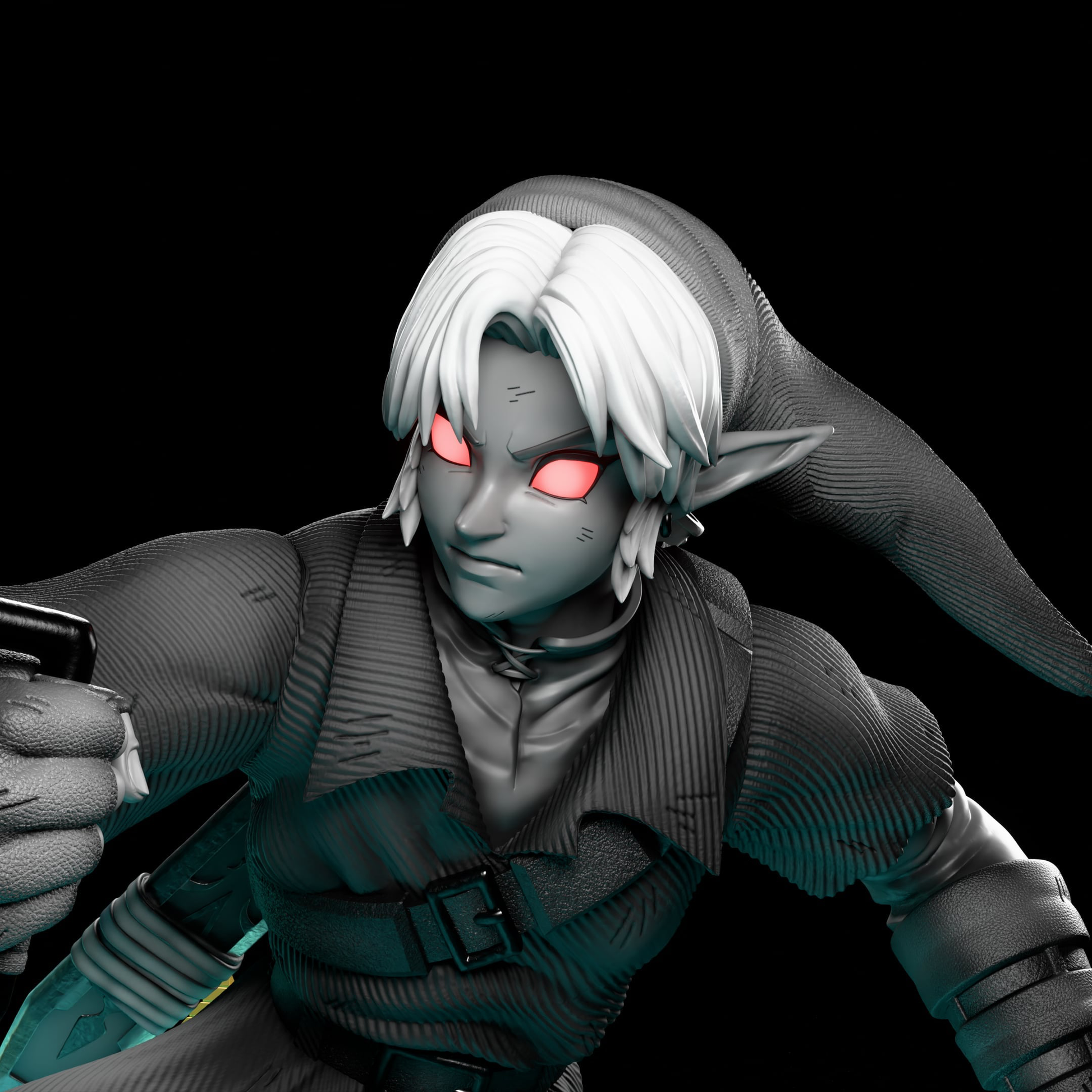 Legends of Zelda Kintsukuroi Creations Link VS Dark Link Legends of Zelda Kintsukuroi Creations Link VS Dark Link