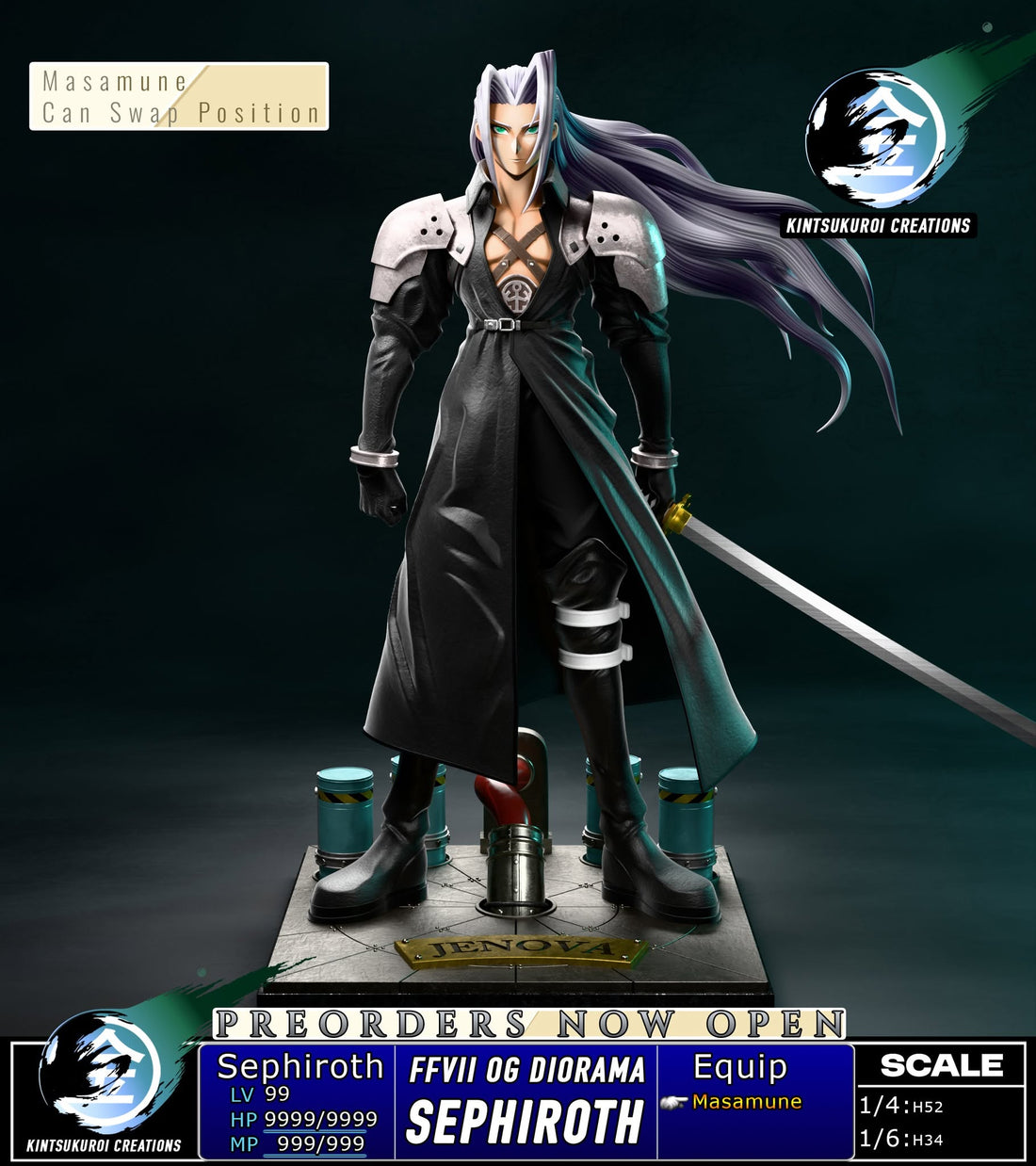 Final Fantasy Kintsukuroi Creations Sephiroth
