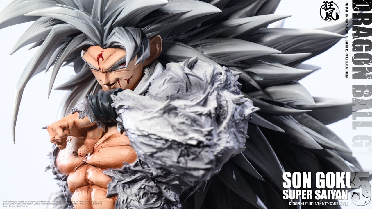 Dragon Ball Kuang Feng Studio Goku SS4 SS5 – ClubHouse Statues