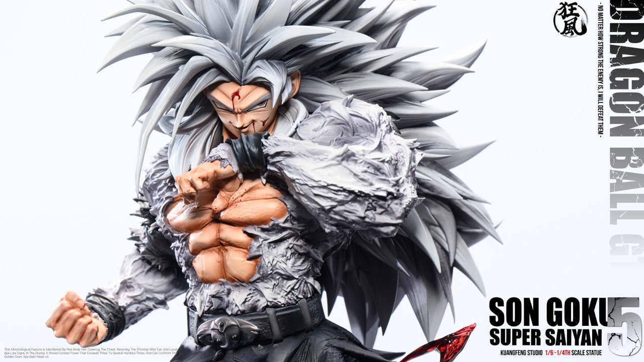 Dragon Ball Kuang Feng Studio Goku SS4 SS5 – ClubHouse Statues