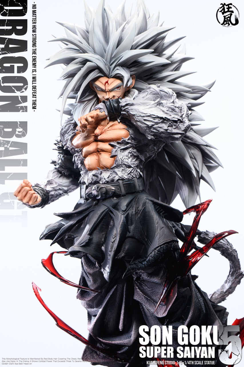 Dragon Ball Kuang Feng Studio Goku SS4 SS5 – ClubHouse Statues