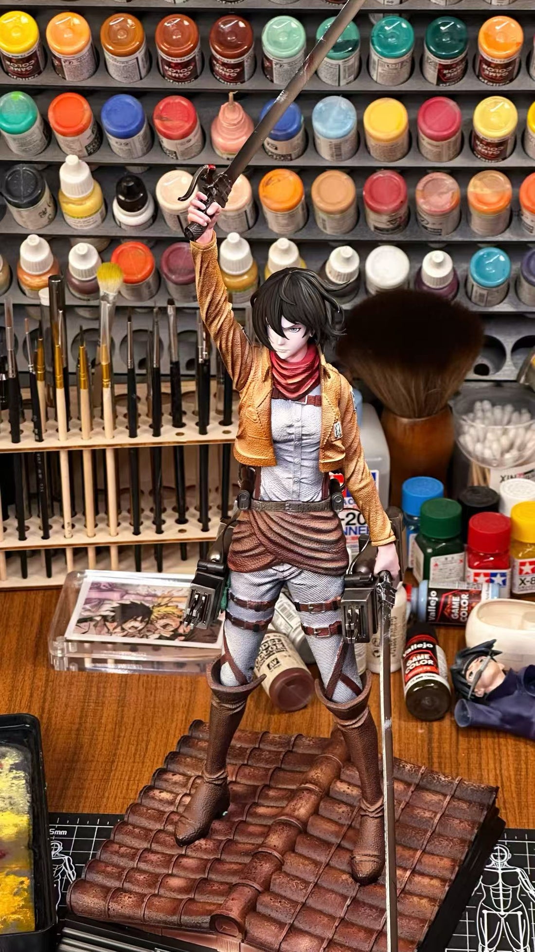 Attack On Titan Leo Studio Mikasa Ackerman Resin Statue