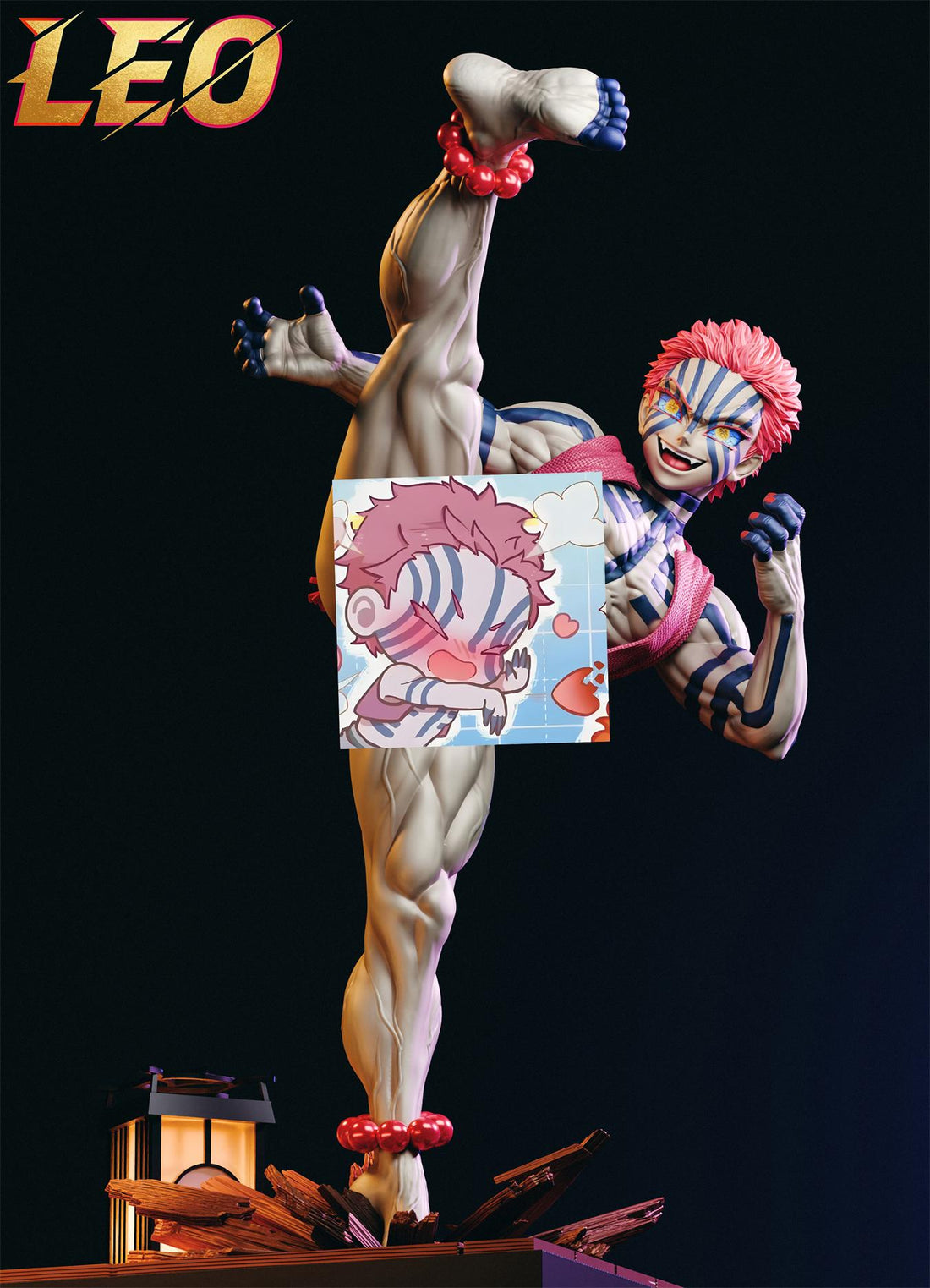 Demon Slayer LEO Studio Akaza Resin Statue