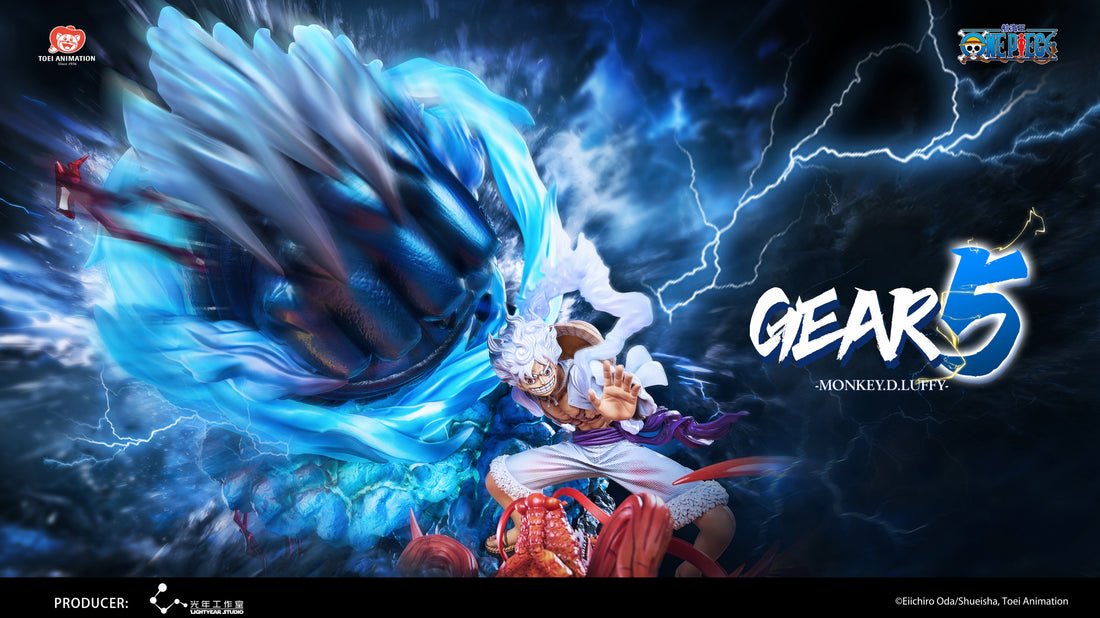 One Piece Light Year Studio Gear 5 Nika Luffy Vs Kaido Dragon