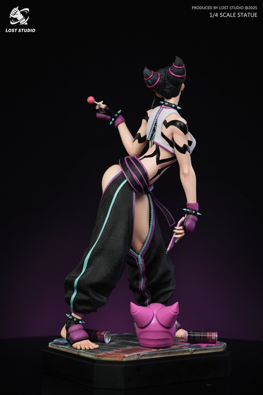 Street Fighter LOST Studio Spider Girl Han Juri Resin Statue